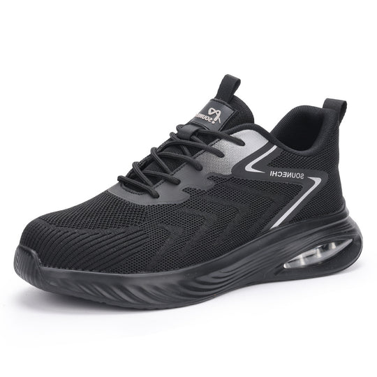 Herren bequeme Laufschuhe mit atmungsaktiver Mesh-Oberfläche und dämpfender Sohle R&B