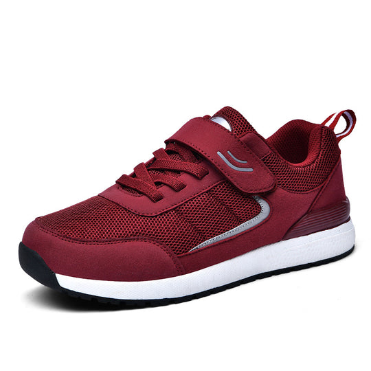Damen Sportliche Sneaker mit verstellbarem Klettverschluss und atmungsaktiver Netzoberfläche R&B