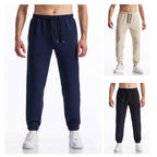 Herren bequeme Freizeithose mit elastischem Bund und Strukturmuster R&B