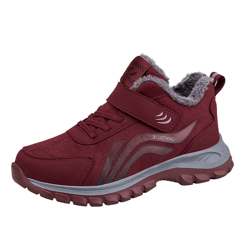 Damen Isolierte Winter-Stiefel mit rutschfester Sohle und praktischem Klettverschluss R&B
