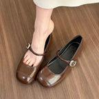 Damen Ballerinas mit dekorativem Schnallen-Detail und angenehmem Fußbett R&B