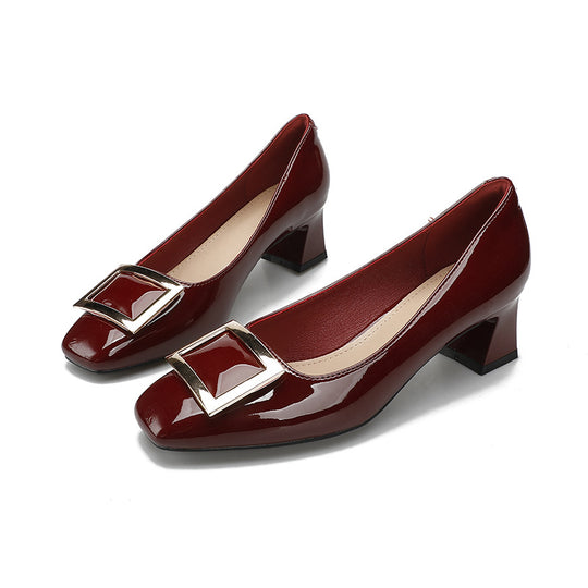 Damen elegante Pumps mit modischem Schnallen-Detail R&B