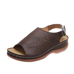 Damen elegante Sandalen mit atmungsaktiven Perforierungen