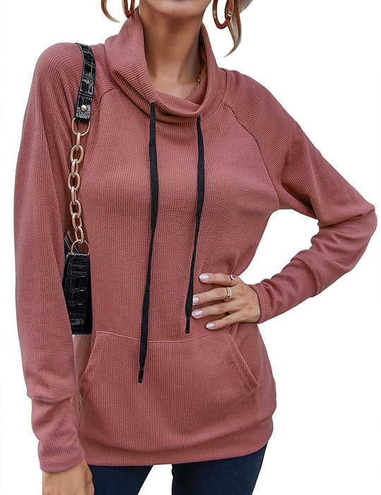 Damen modischer Kapuzensweater mit praktischen Taschen und ergonomischem Schnitt R&B