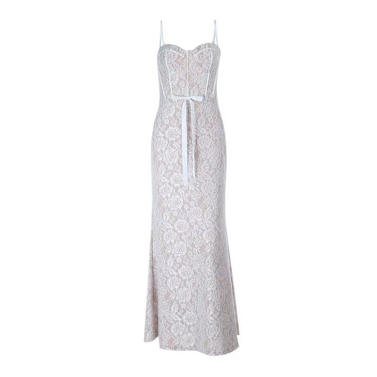 Damen Figürliches Spitzenkleid mit Korsett-Detail R&B