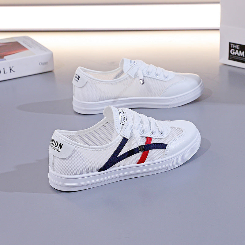 Damen modische Freizeitsneaker mit rutschfester Sohle und atmungsaktivem Obermaterial R&B