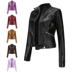 Damen Bikerjacke mit modernem Schnitt