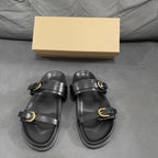 Damen modische Riemensandalen mit eleganten Schnallen R&B