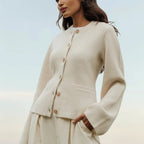 R&B | Stylische Strickjacke mit Knöpfen