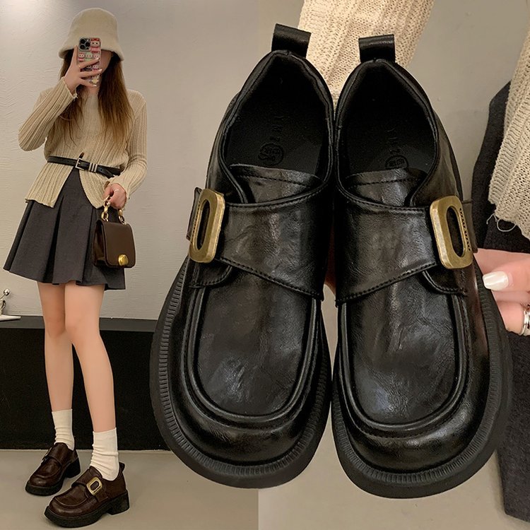 Damen modische Clogs mit dekorativem Schnallenverschluss und stabiler Sohle R&B