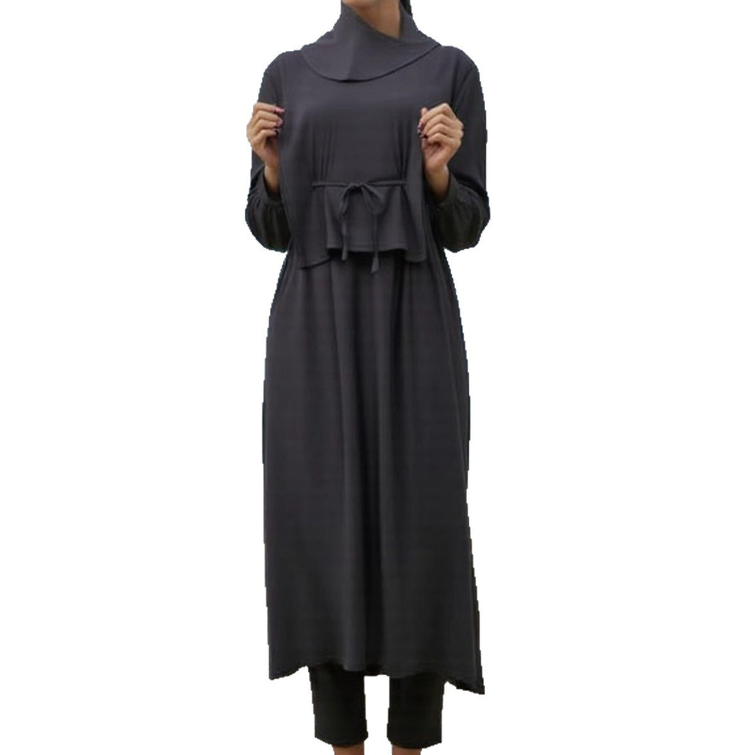 Damen modischer und eleganter Strandanzug mit begleitetem Kopftuch R&B