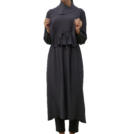 Damen modischer und eleganter Strandanzug mit begleitetem Kopftuch R&B