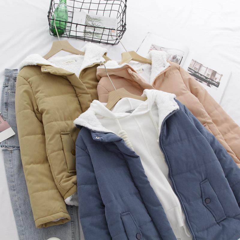 Damen gesteppte Übergangsjacke mit Kapuze und praktische Taschen R&B