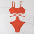 Damen Bikiniset mit stylischem Cut-Out-Design und goldenen Akzenten R&B