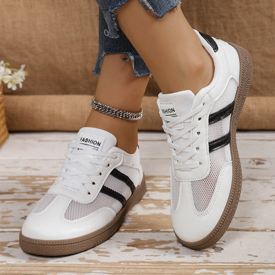 Damen Atmungsaktive Freizeitsneakers mit sportlichem Mesh-Obermaterial und flexiblem Sohlenprofil R&B