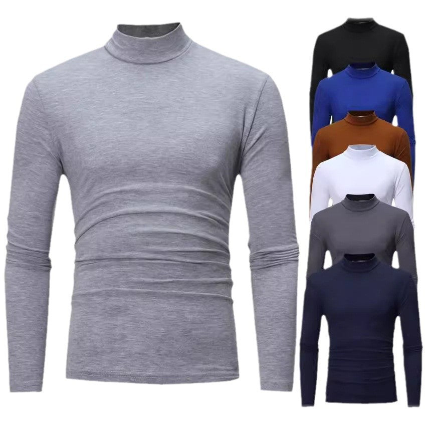 Herren Rollkragenpullover aus weichem Jersey R&B