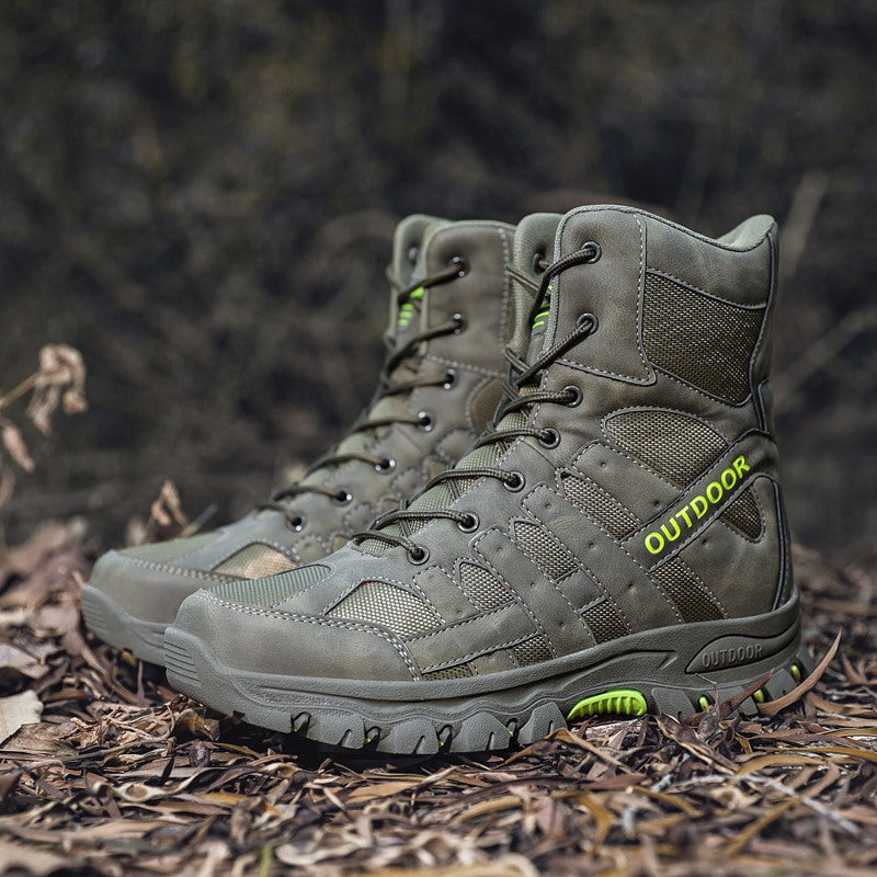 Damen Outdoor-Wanderschuhe mit robuster Profilsohle und atmungsaktivem Obermaterial