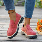 Damen Mokassins mit rutschfester Sohle und modischem Design R&B