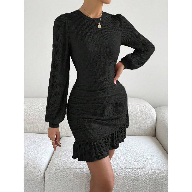 Damen Elegantes Raffiniertes Mini Kleid R&B