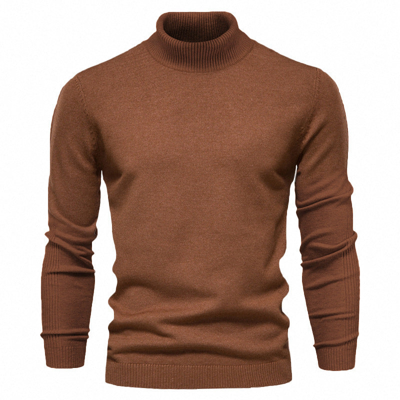 Herren Rollkragenpullover aus hochwertiger Wolle R&B