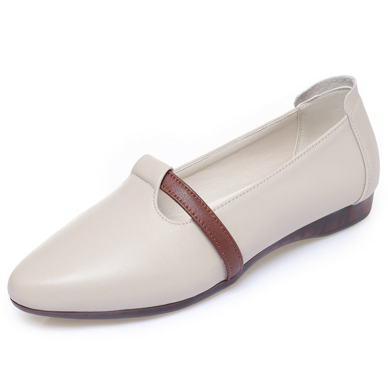 Damen Ballerinas mit elegantem Riemen und komfortablem Fußbett R&B