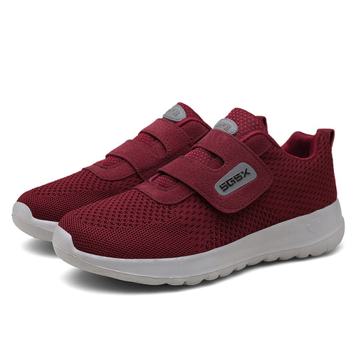 Damen Sportschuhe mit verstellbarem Klettverschluss und atmungsaktivem Mesh-Obermaterial R&B