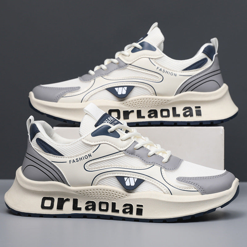 Damen Modische Lifestyle Sneakers mit rutschfester Sohle und atmungsaktiver Obermaterialstruktur R&B