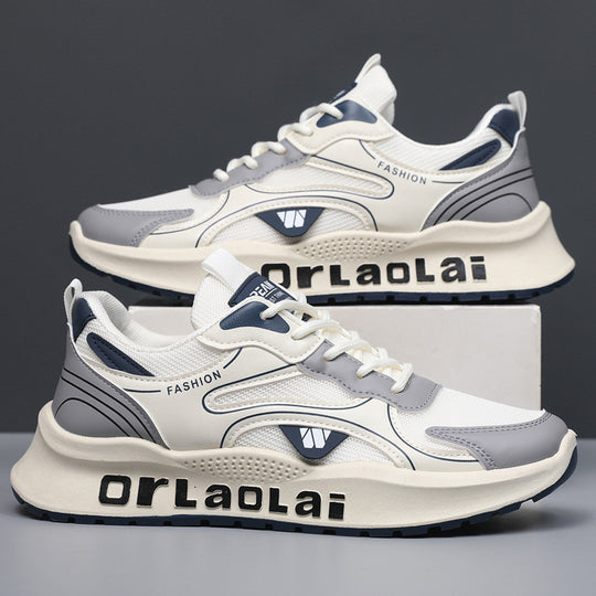 Damen Modische Lifestyle Sneakers mit rutschfester Sohle und atmungsaktiver Obermaterialstruktur R&B