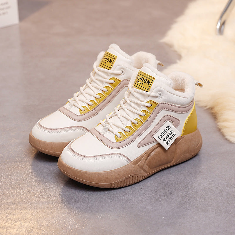 Damen Winter Sneaker mit warmem Innenfutter und rutschfester Sohle R&B