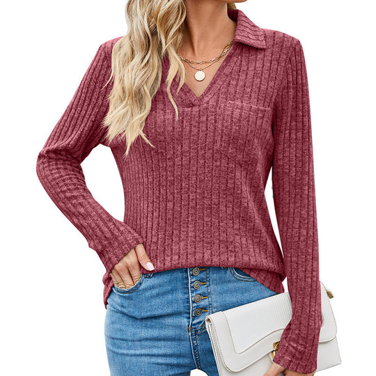 Damen Elegantes pullover mit strukturiertem Design R&B