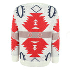 R&B | Geometrischer Strickpullover Mit Modernem Look