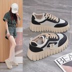 Damen Chunky Sneakers mit atmungsaktiver Mesh-Oberfläche und stabiler Gummisohle R&B