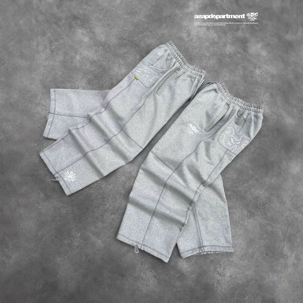 Damen Sweatpants mit innovativem Design und trendigem Zip-Detail R&B