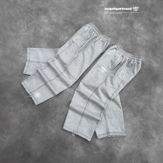 Damen Sweatpants mit innovativem Design und trendigem Zip-Detail R&B