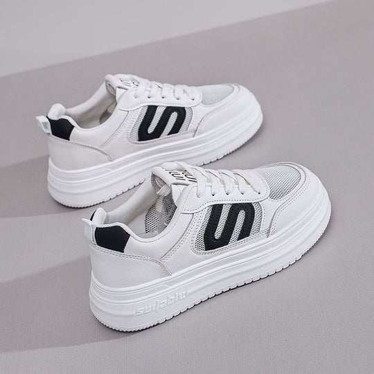 Damen Sneaker mit rutschfester Sohle und atmungsaktivem Mesh-Obermaterial R&B