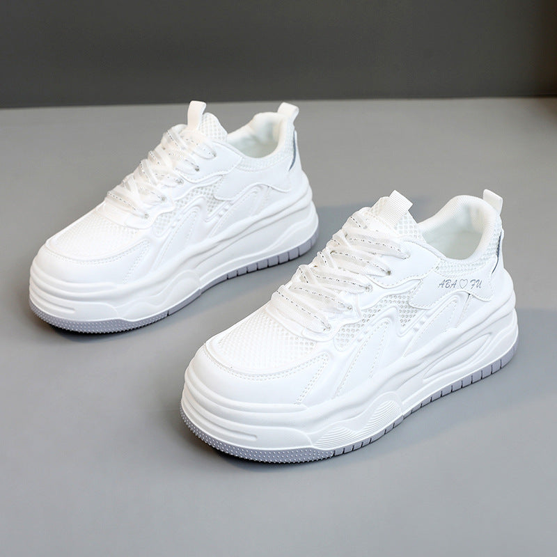 Damen Sportliche Sneakers mit atmungsaktiver Mesh-Oberfläche und dämpfendem Sohlenprofil R&B