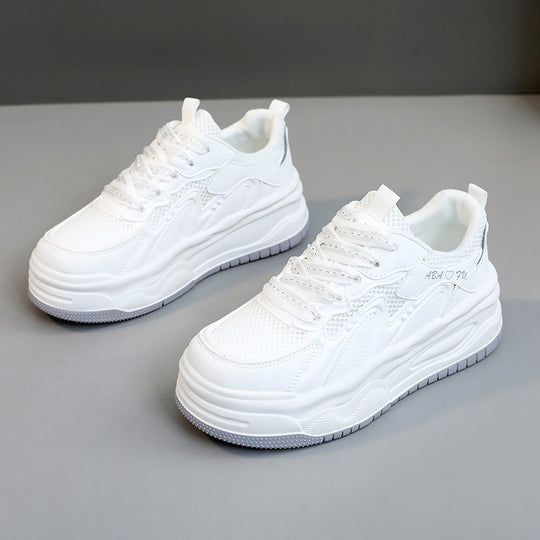 Damen Sportliche Sneakers mit atmungsaktiver Mesh-Oberfläche und dämpfendem Sohlenprofil R&B