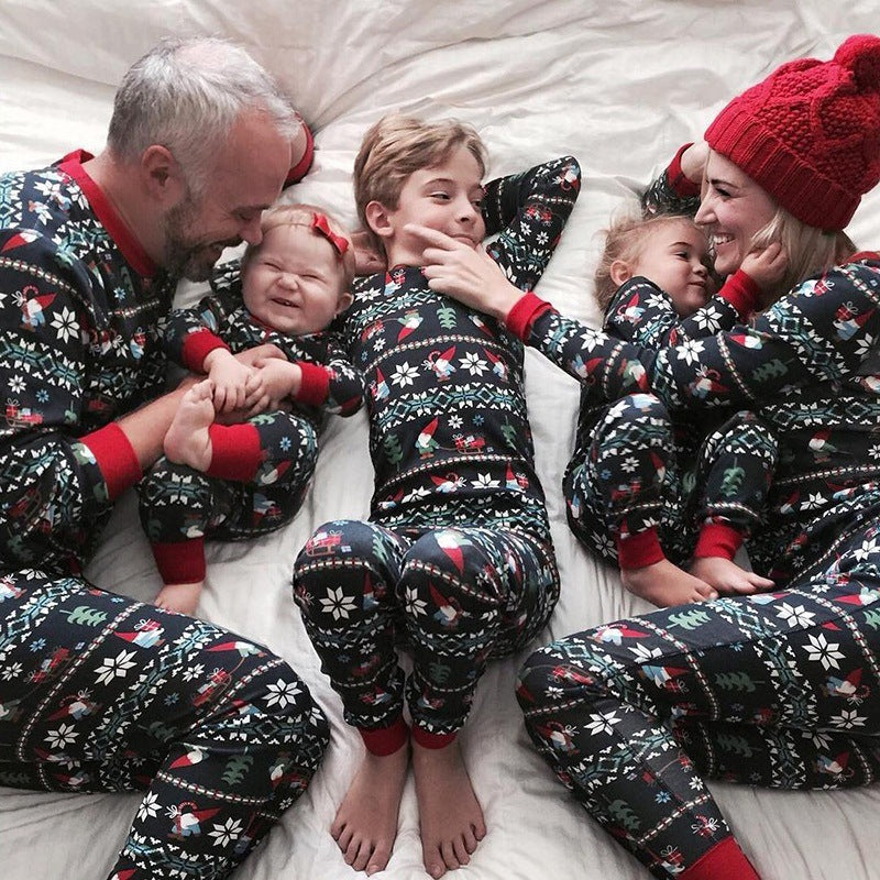 R&B | Weihnachtsherz Weihnachts-Pyjamas Navy Damen