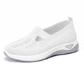 Damen Komfortable und luftige Slip-On Sneakers mit Strickoberfläche R&B