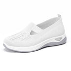 Damen Komfortable und luftige Slip-On Sneakers mit Strickoberfläche R&B
