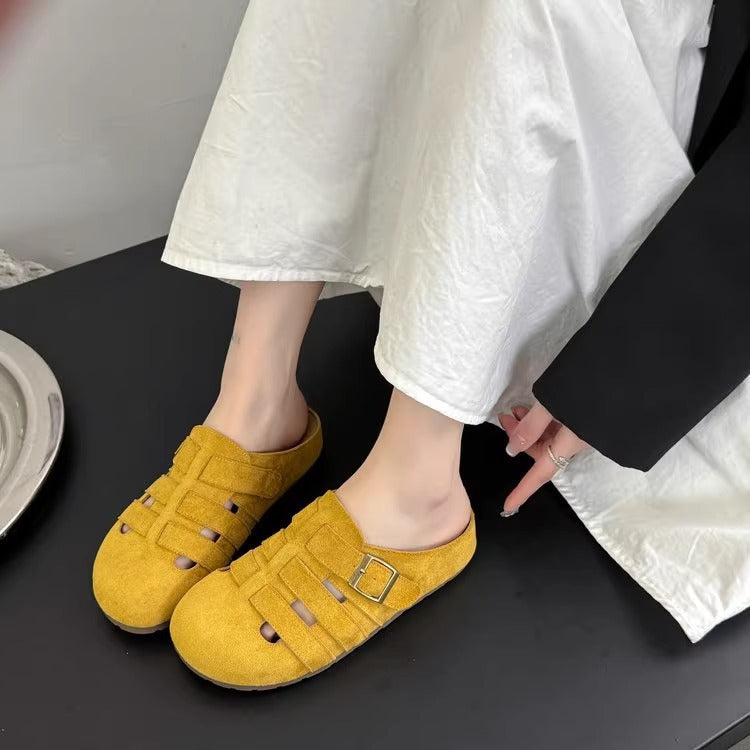 Damen Clogs mit modischem Riemendesign und weichem Innenfutter R&B