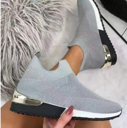 Damen Atmungsaktive Slip-On Sneakers mit modischem Design R&B