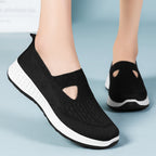 Damen Komfortable Slip-On Sneakers mit innovativer Mesh-Oberfläche