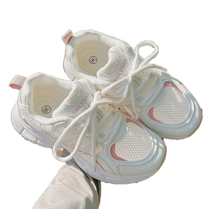 Damen Sportliche Mesh-Sneaker mit hochdämpfender Laufsohle und atmungsaktiver Obermaterialstruktur R&B