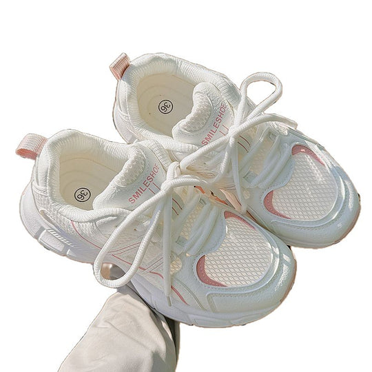 Damen Sportliche Mesh-Sneaker mit hochdämpfender Laufsohle und atmungsaktiver Obermaterialstruktur R&B