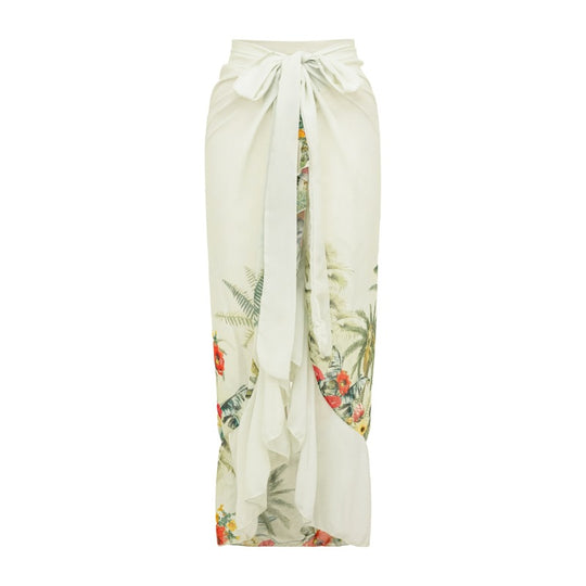Damen Einseitiger Badeanzug mit raffiniertem Cut-Out und floralem Design R&B