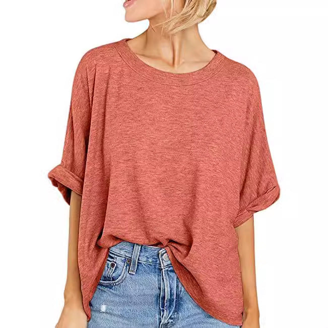 Damen lässiges Oversized T-Shirt R&B
