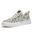 Damen Leichte und bequeme Canvas Sneakers mit modischem Print R&B