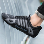 Damen Sportliche Freizeitfußballschuhe mit rutschfester Sohle und atmungsaktiver Obermaterialstruktur R&B