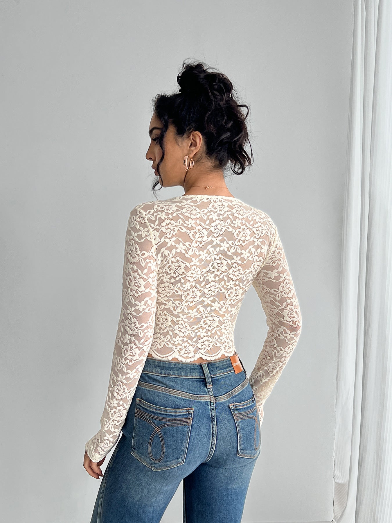 Damen Spitzentop R&B